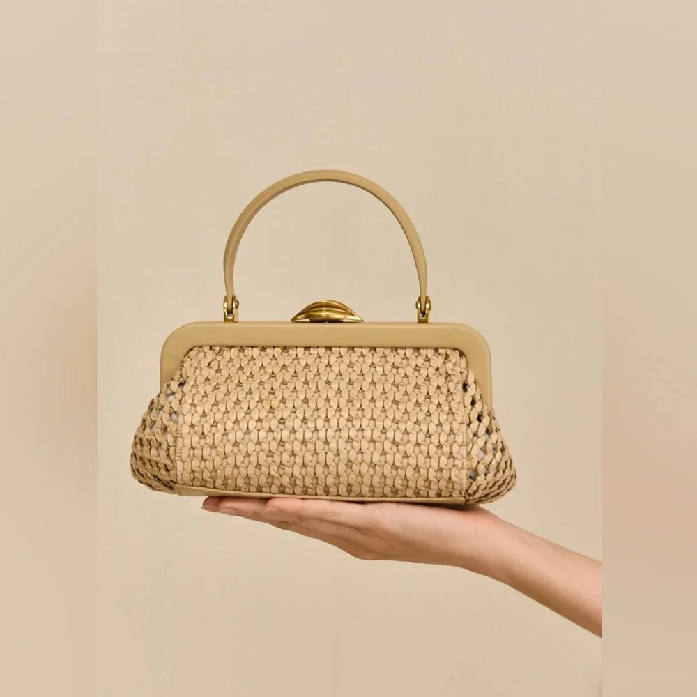 NEW CULT GAIA ZUMA MINI CROSSBODY BAG
$458 SAND WOVEN LEATHER - Picture 10 of 10